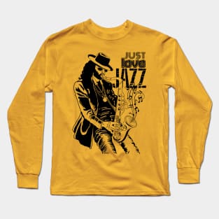 JUST LOVE JAZZ (black) Long Sleeve T-Shirt